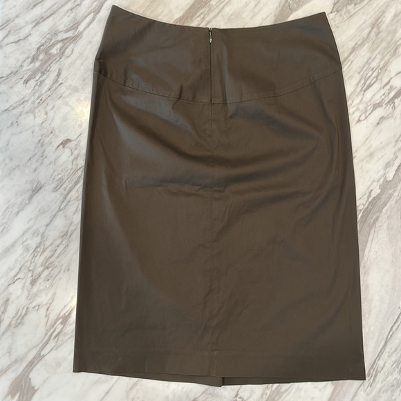 Jil Sander Khaki Green Skirt - Picture 5 of 7